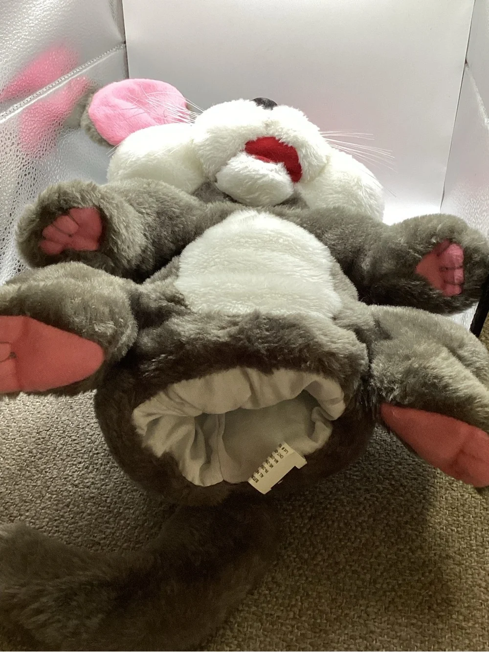 Whiskers the Mouse, a 16-inch full-body hand puppet